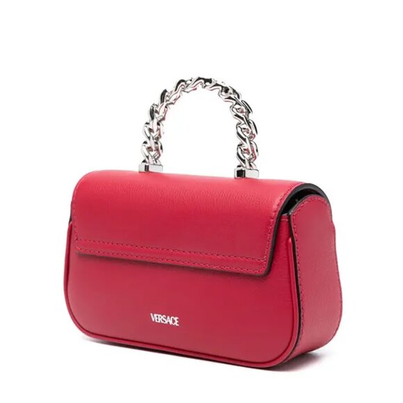 Versace La Medusa Mini Crossbody Bag - Red - Picture 2 of 11